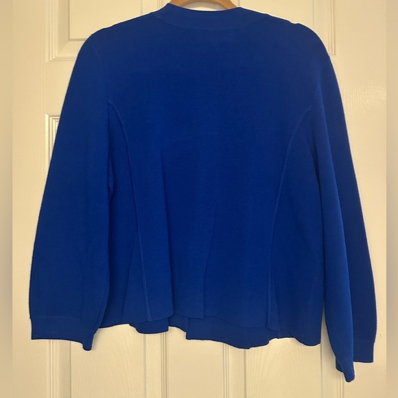 Jones New York Royal Blue Sweater/Jacket - Picture 4 of 4